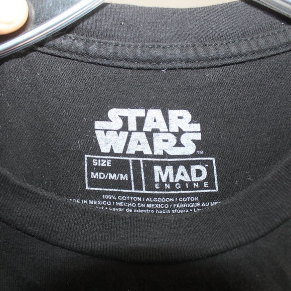 Star Wars Darth Vader Da Vinci Art Short Sleeve Shirt Color: Black  Size: MD - Picture 5 of 5